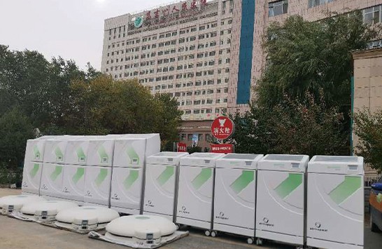  博效向新疆、浙江、广西、上海等多家医疗机构定向捐赠爱茵斯贝等离子空气消毒设备，体现社会责任。