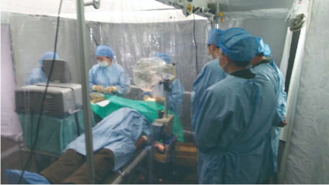 中国红十字会基金会、中国中央电视台联合武警总医院共同举行的 “新春走基层、青海光明行”大型公益慈善活动